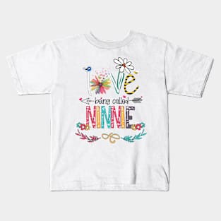 Love Being Called Ninnie Happy Mother's Day Kids T-Shirt